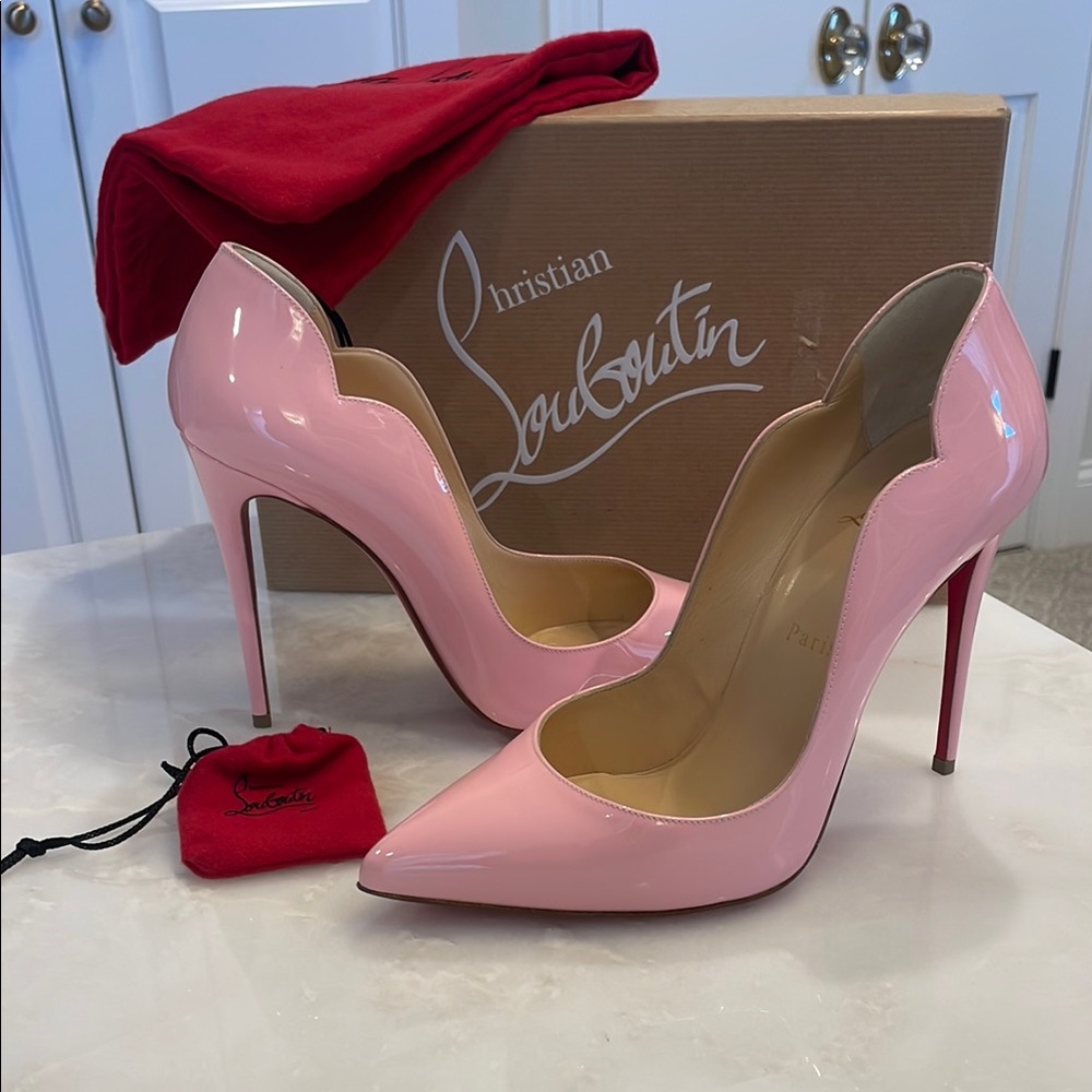 Christian Louboutin Hot Chick 100 Pink Women's Heels